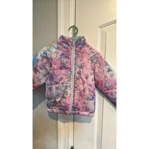 Disney parks Cinderella youth puffer jacket lightweight easily packable Princess